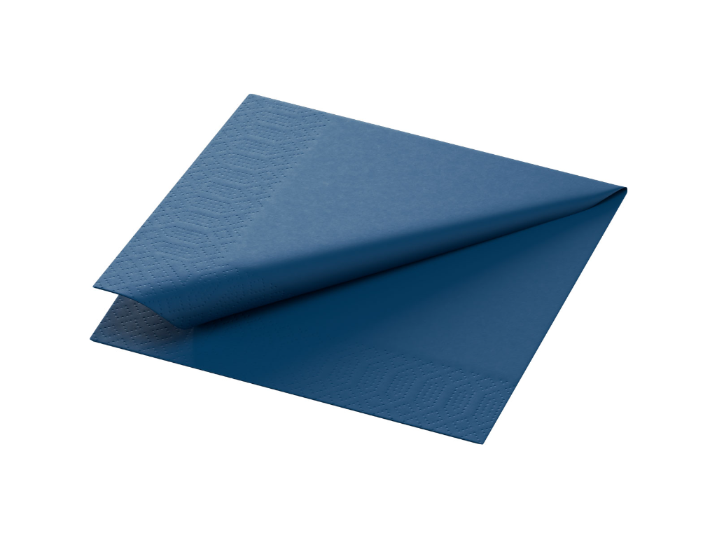 Servietter 24x24 cm 3-lags mørkeblå 250 stk