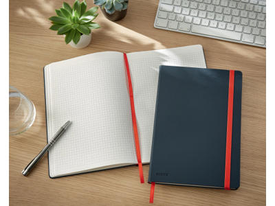 Notesbog Leitz Cosy L kvadreret grå