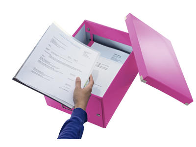 Arkivkasse M | Leitz | Click&Store | pink