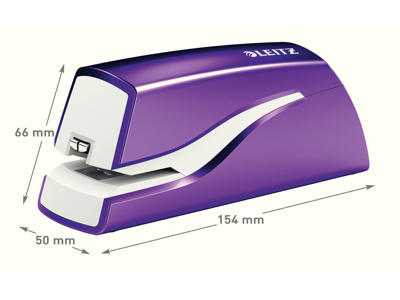 Elektrisk hæftemaskine Leitz 5566 WOW lilla