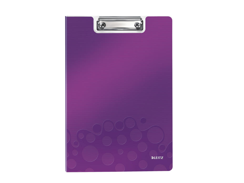 Clipboard A4 med omslag WOW lilla