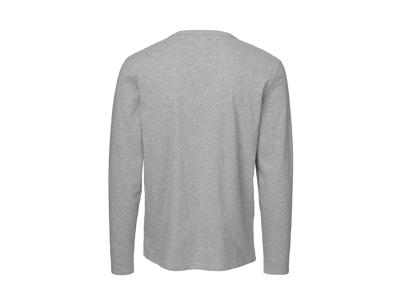 Herre Langærmet T-shirt Neutral O61050 grå 