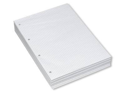 Konferenceblok A4 kvadreret 25 ark