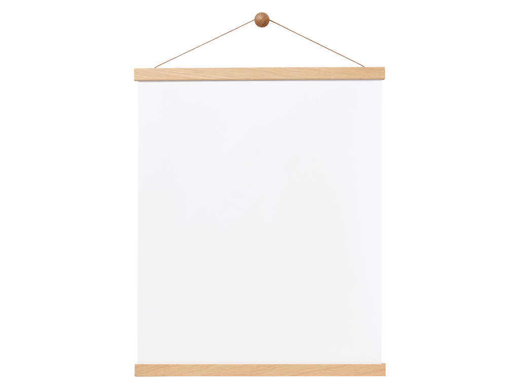 Plakatophæng 41 cm m/magnet egetræ