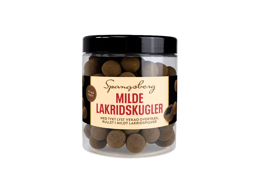 Choko Lakridskugler milde Spangsberg 450 gram