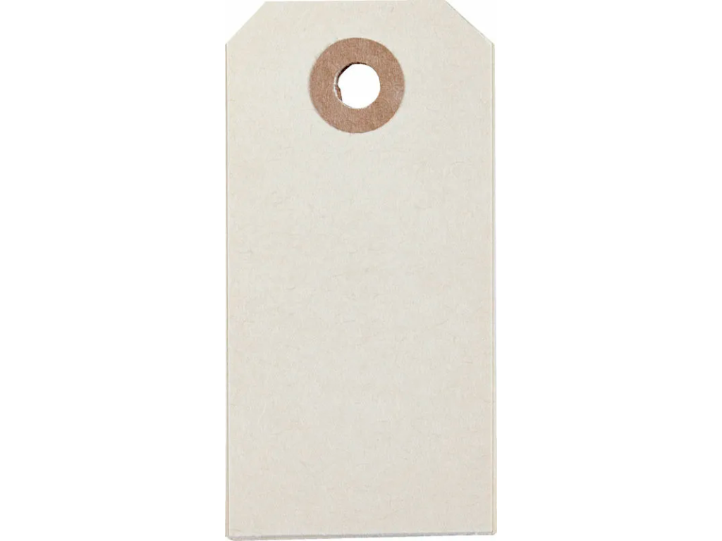 Manillamærker 40x80 mm A2 25 stk