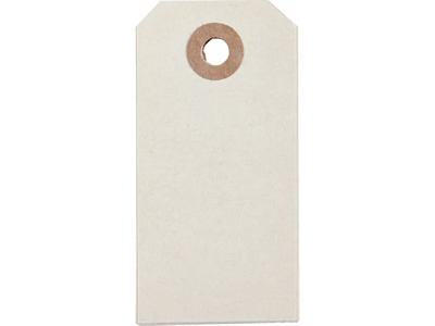 Manillamærker 40x80 mm A2 25 stk