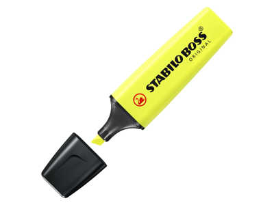 Overstregningstusch | Stabilo | Boss | gul