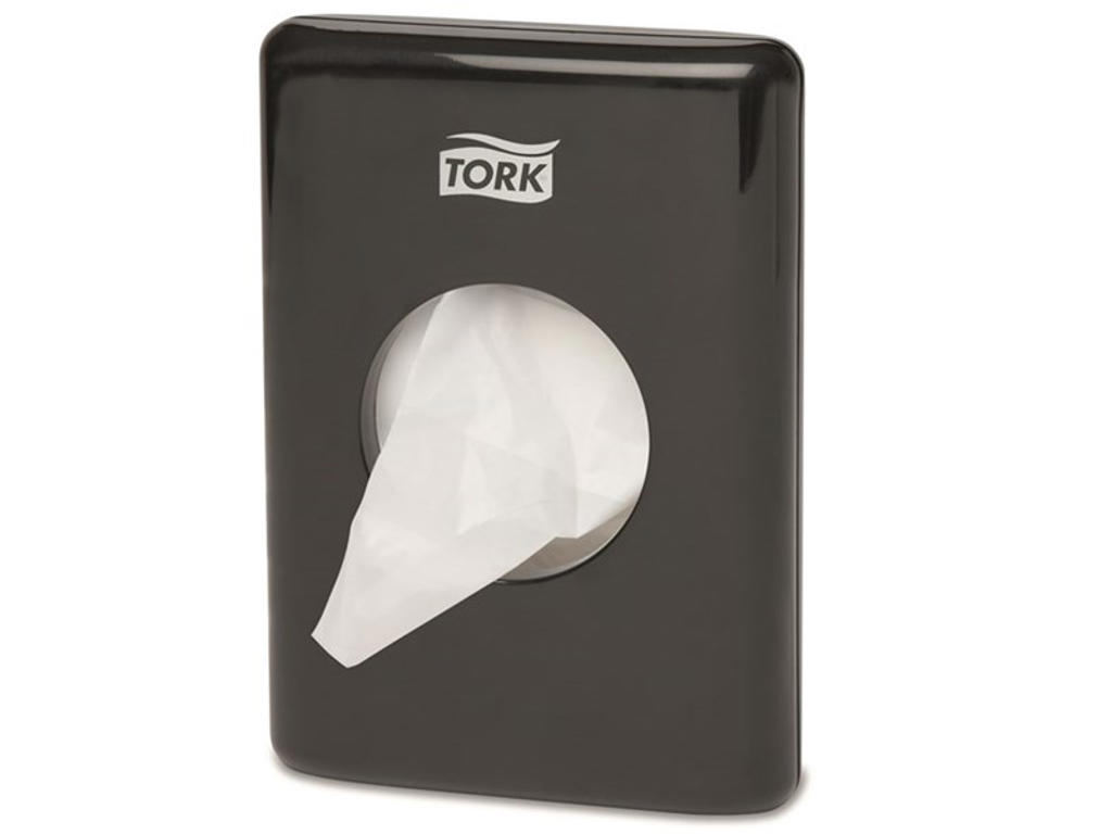 Dispenser Tork B5 566008 t/hygiejneposer sort 