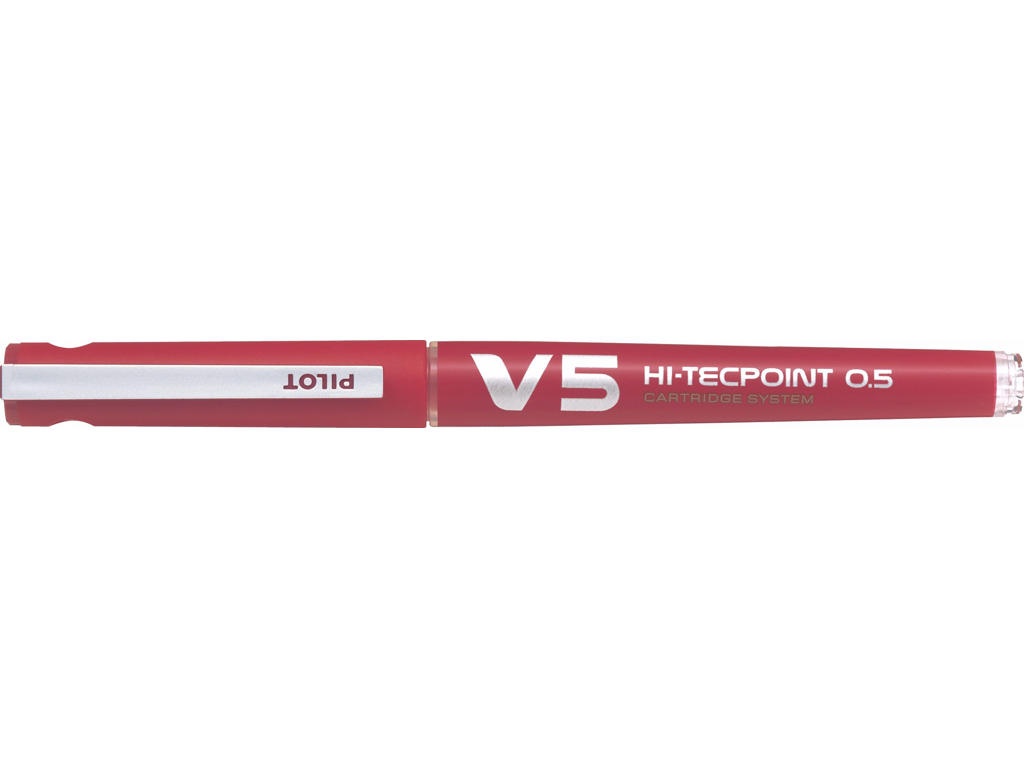 Pilot Hi-Tecpoint V5 rød 10 stk