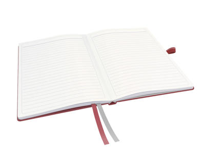 Notesblok Leitz Complete A5 rød linjeret