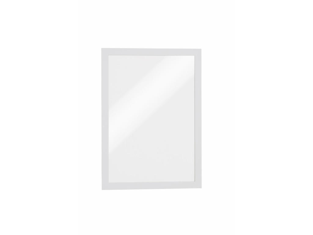 Skilt Duraframe® A4 hvid selvklæbende 2 stk