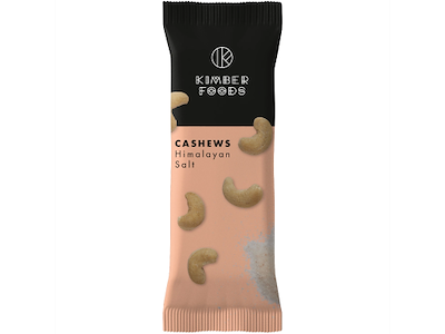 Kimber Foods Cashews Himalayan Salt 18 gram