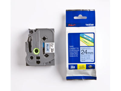 Brother tape TZe551 24mm sort/blå