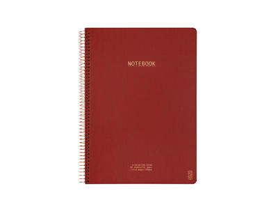 Notesbog KOZO Premium A4 100 g linjeret rust