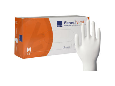 Vinylhandske pudderfri M klar 100 stk