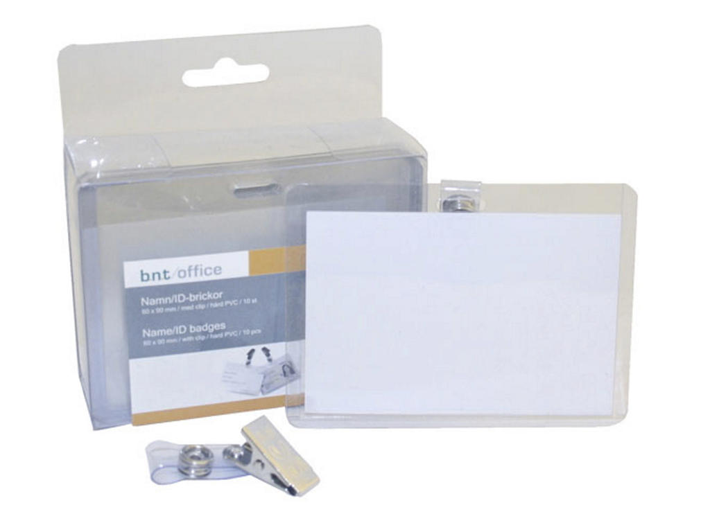 Navneskilt 60x90 mm hård liggende