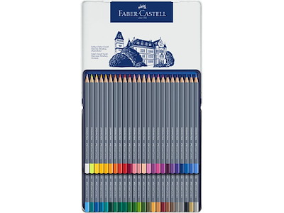 Farveblyant Faber Castell Goldfaber akvaral 48 ass