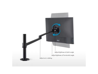 WERGON - Neptun - desktop skærmholder -  justerbar 360 grader