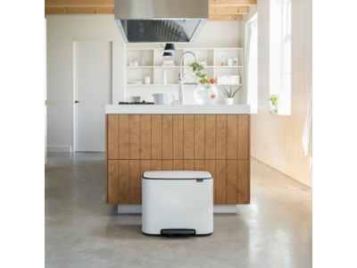 Brabantia Pedalspand Bo | 3 x 11 liter | Hvid