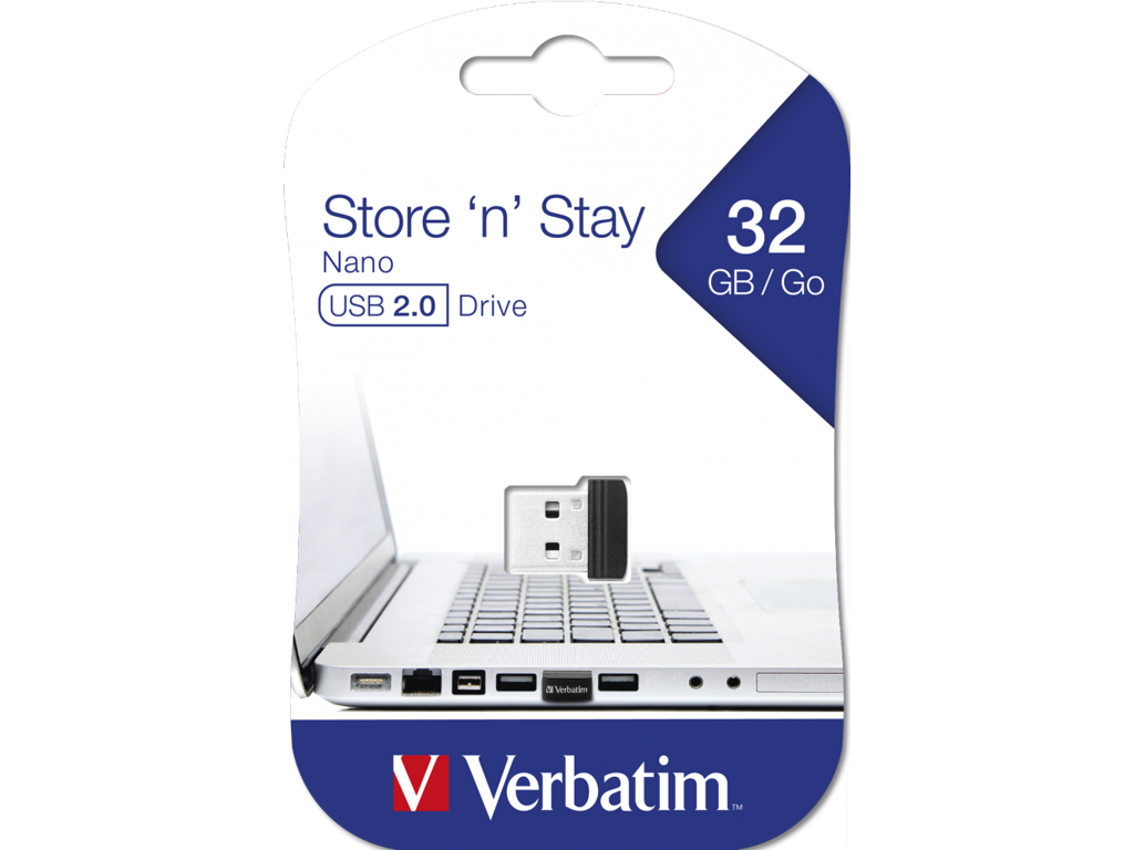 USB nøgle 2.0 Nano Verbatim 32 gb