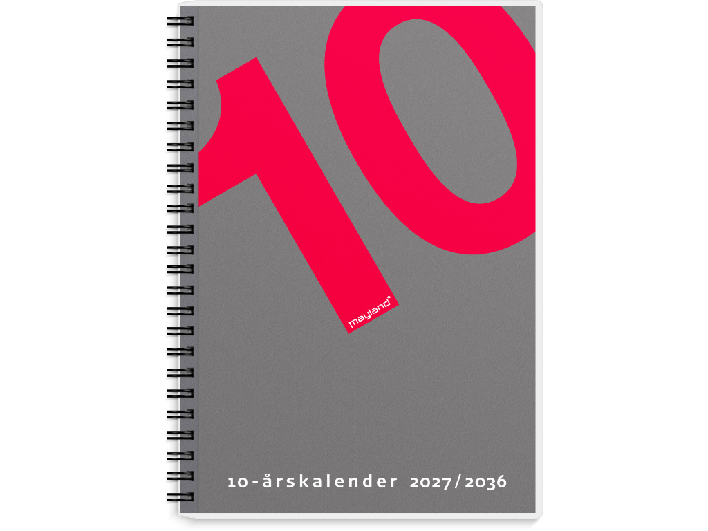 10-årskalender A5 m/illu. 2027