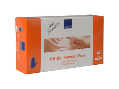 Nitrilhandske pudderfri M ultra sensitive blå 100 stk