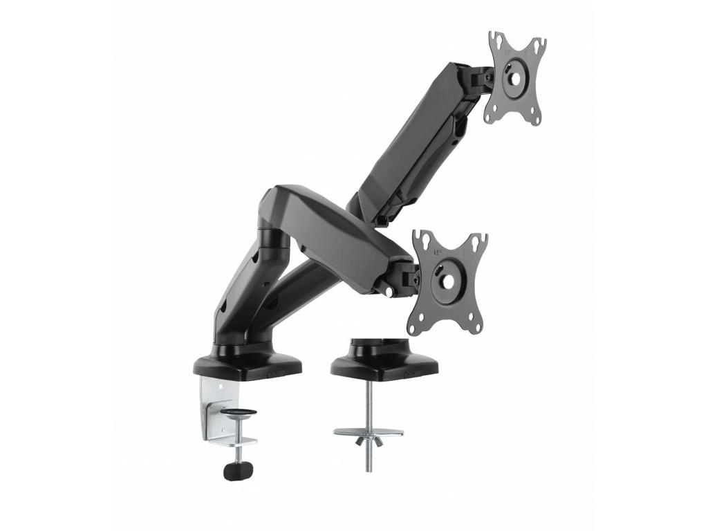Desk Mount til 2 skærme Sinox op til 32" sort