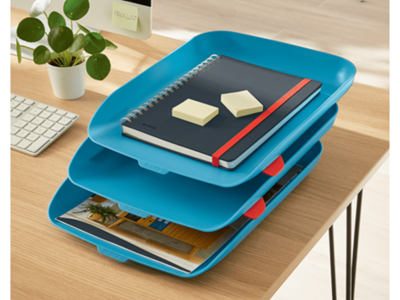 Brevbakkesæt Leitz Cosy sæt á 3 stk blå