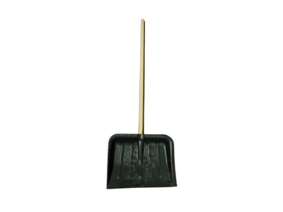 Sneskraber sort m/træskaft 118 cm