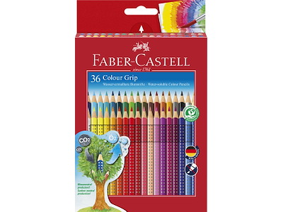 Farveblyant Faber Castell Grip 2001 36 ass.