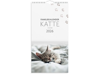 Familiekalender Katte 2026