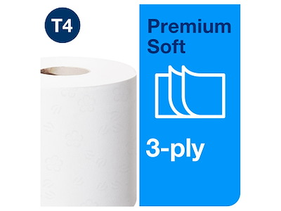 Toiletpapir Tork T4 110316 Premium 3-lags 72 rl.