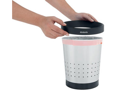 Papirkurv Brabantia 11 liter mat stål