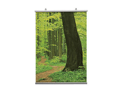Plakatophæng 20mm alu 50 cm.