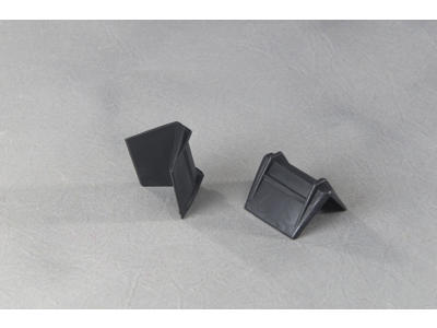 Kantbeskyttere plast 50x30x30 mm sort 1200 stk