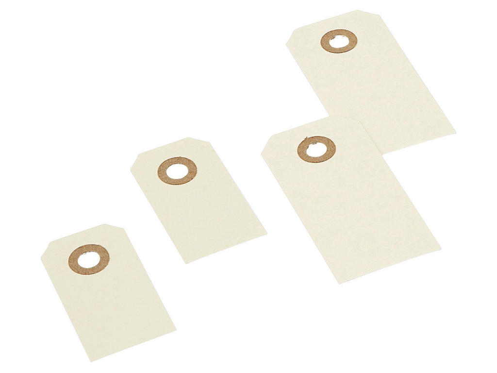 Manillamærker 40x80 mm A2 natur 1000 stk