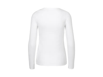 Dame Langærmet T-shirt Neutral O81050 hvid 