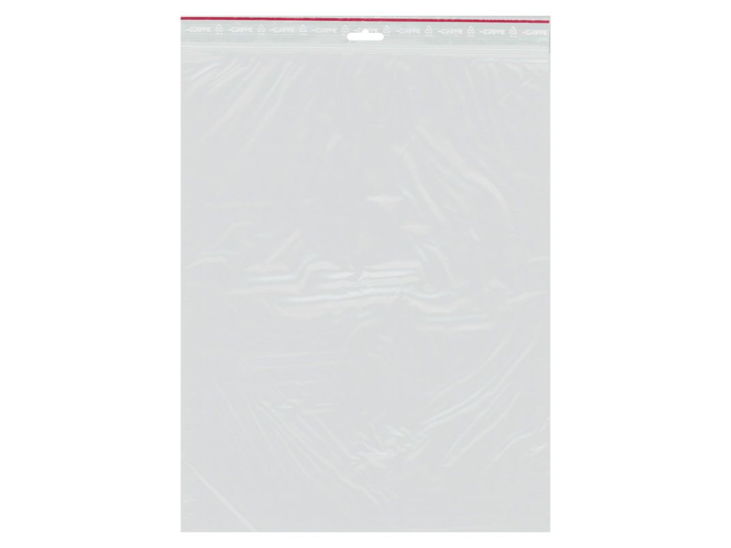 Lynlåspose Grippie 300x400mm u/skrivefelt 1000 stk.