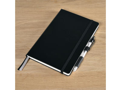 Notesbog A5 Classic Professional linjeret sort