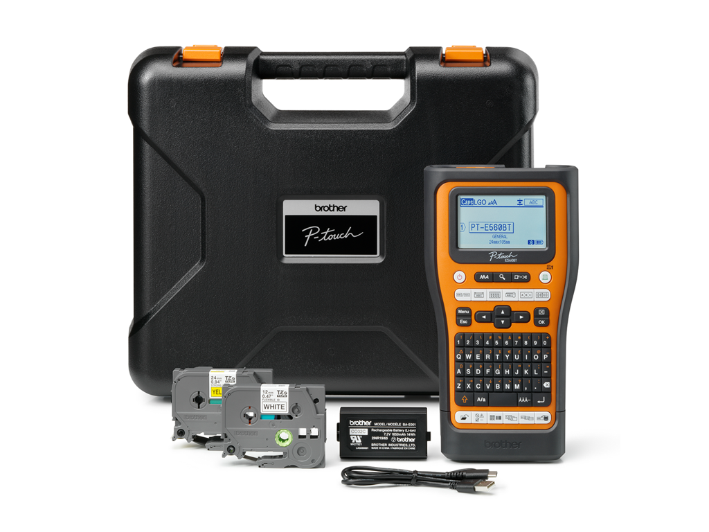 Brother labelprinter PT-E560BTVP inkl. 2 tapes