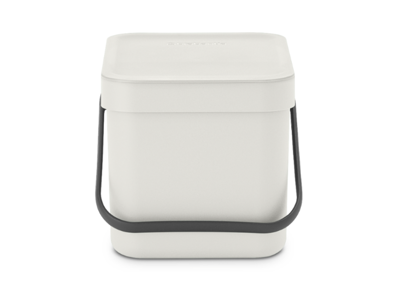 Brabantia affaldsspand med låg | 6 liter | Hvid | Affaldssystem