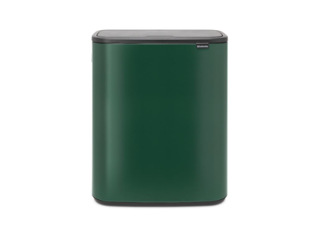 Brabantia affaldsspand med låg | Bo Touch | 2 x 30 liter | Grøn