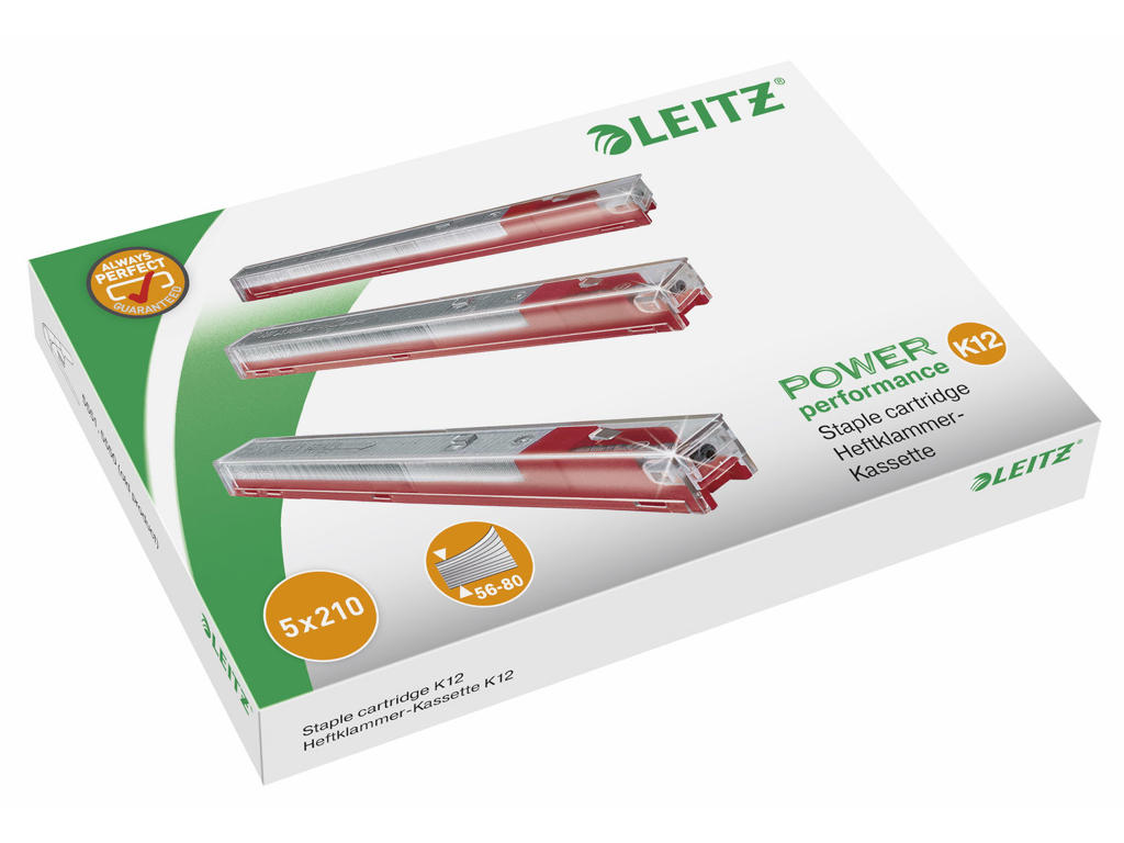 Hæfteklamme 5583 K12 Leitz rød