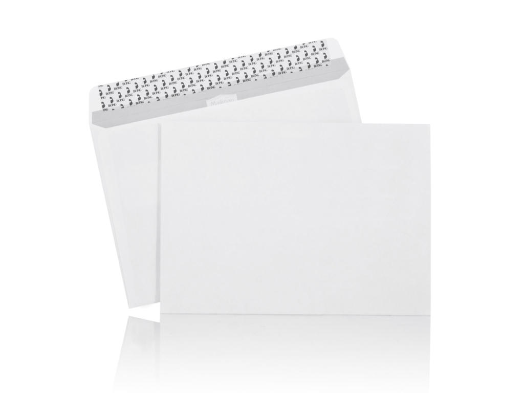 Kuverter M5 uden rude 10199 P&S 500 stk.