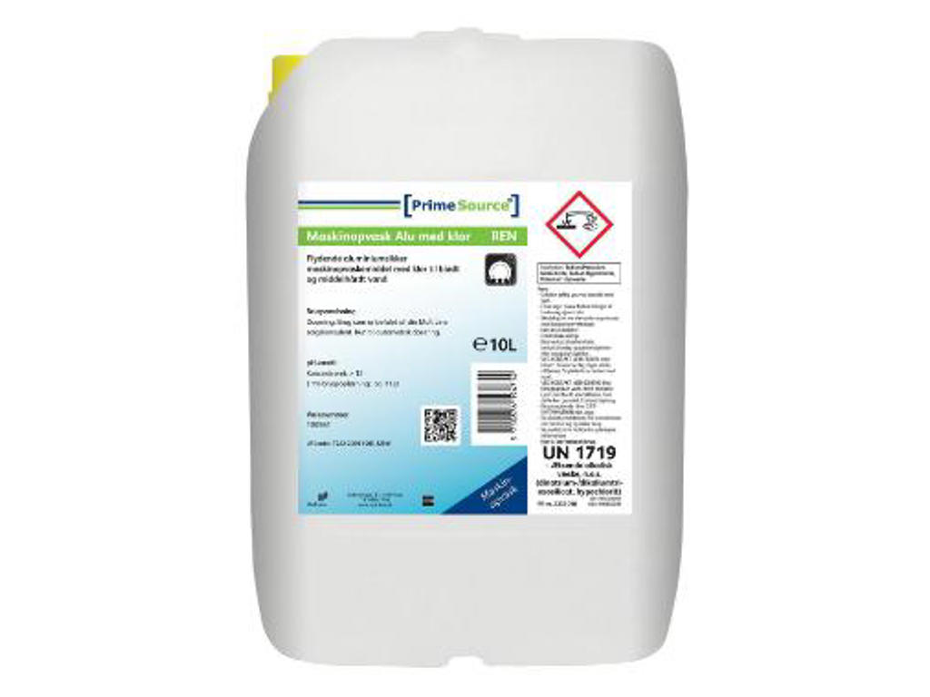 Maskinopvask Prime Source Ren Alu flydende m/klor 12,6 kg