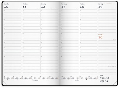 City Diplomat ugekalender sort vinyl 2026