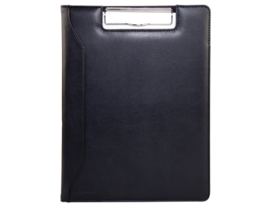 Clipboard A4 sort kunstlæder