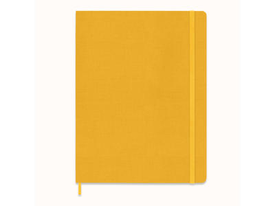 Notesbog Moleskine | Classic Hard | Linjeret | XL | Orange-gul silke