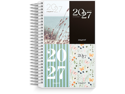 Mini dagkalender m/4 illu. PP-plast 2027